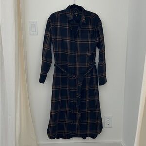 L.L. Bean Camp Flannel Shirt Dress | Sz S